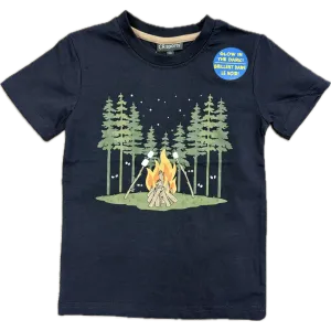 CR Sports Boy's Glow In The Dark Short Sleeve- Fire Campsite