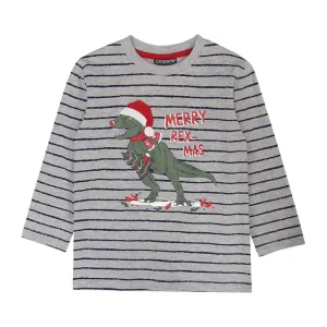 CR Sports Merry Rex-Mas Long Sleeve Tee