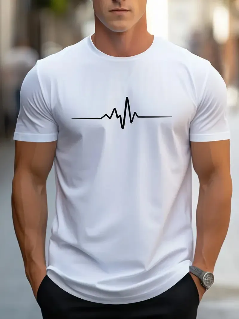 Crew Neck Short Sleeve Sports T-shirt