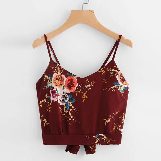 Crop Top V Neck Striped Summer Tops For Women 2020 Cotton Blended Blouse Tank Tops Camisole Cropped Feminino Women's Clothing
