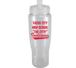 Custom 28 oz Transparent Sports Bottle