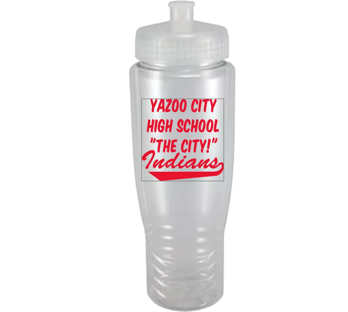 Custom 28 oz Transparent Sports Bottle