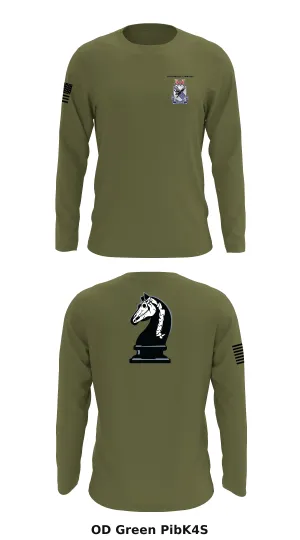 D Co, 307th AEB Store 1 Core Men's LS Performance Tee - PibK4S