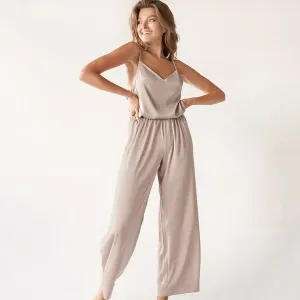 Daisy Dream V-Neck Cami & Wide Leg Lounge Set