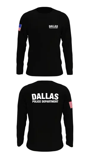 Dallas Police Department Store 1 Core Men's LS Performance Tee - 81149516425