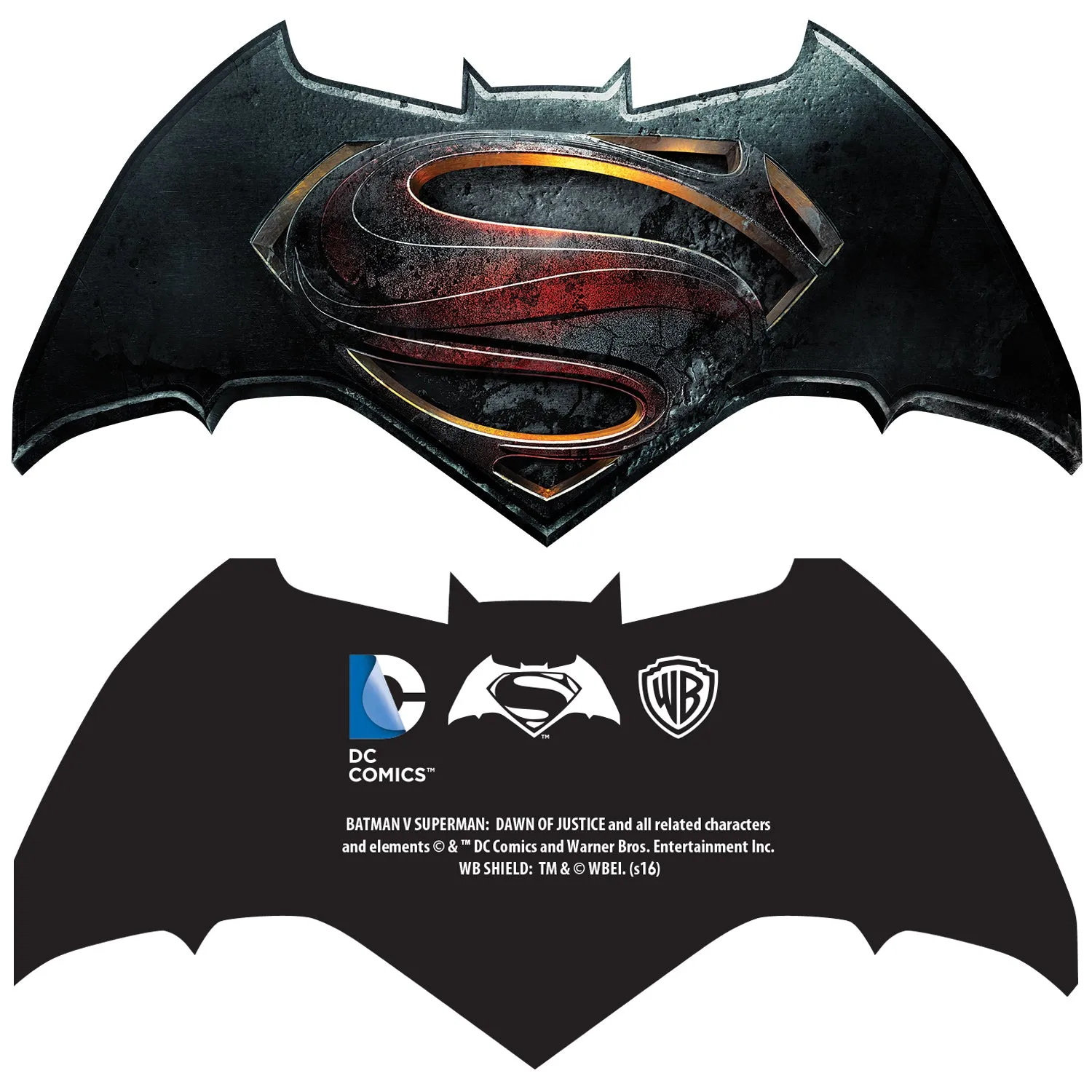 DC Batman V Superman Superman Splash Digi Cube Official Men's T-shirt (Sports Grey)