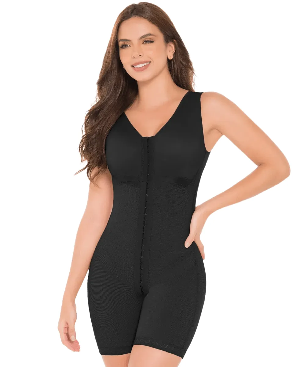 Delie Fajas High Compression Girdle: Mid-Thigh With Bra