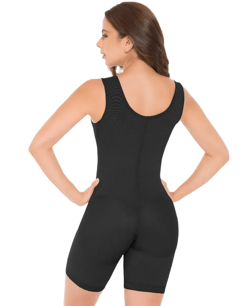 Delie Fajas High Compression Girdle: Mid-Thigh With Bra