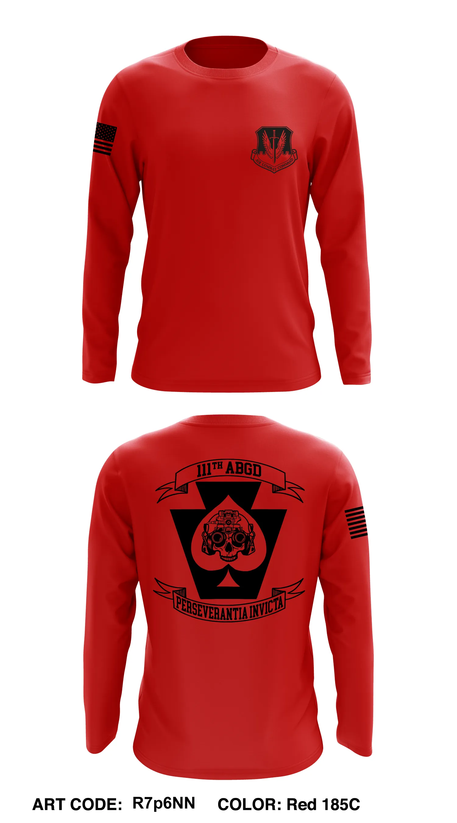 Delta Devils (111th ABGD) Core Men's LS Performance Tee - R7p6NN