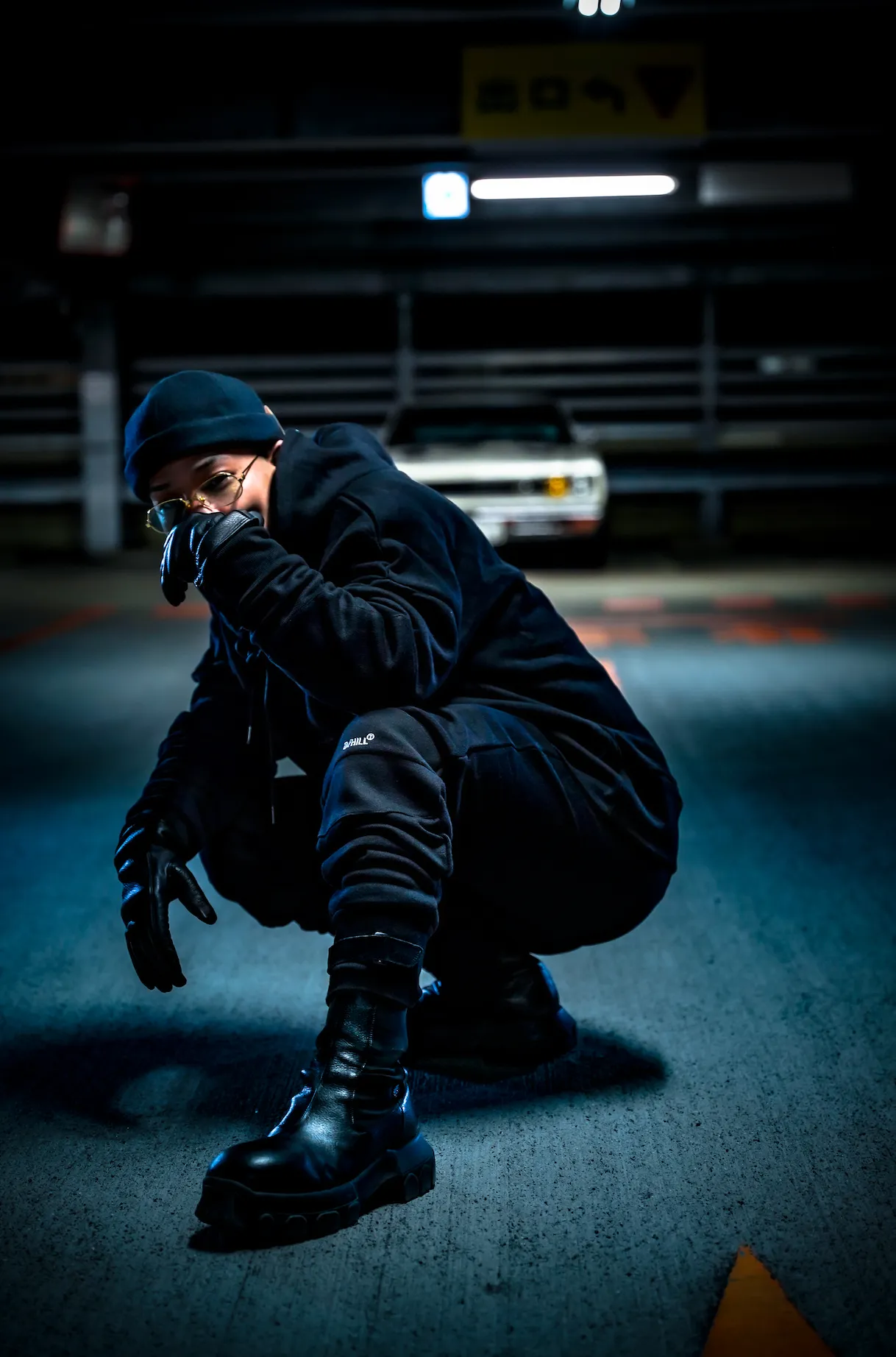 D/HILL Black ”SHOE” Pants