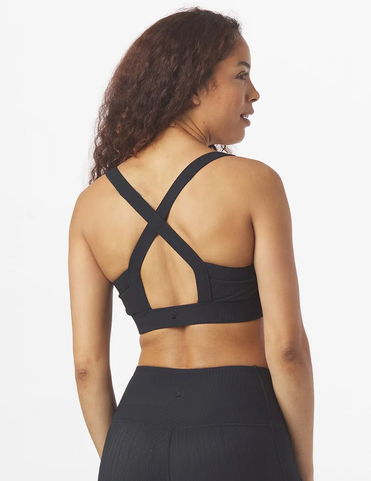 Directional Bra: Black