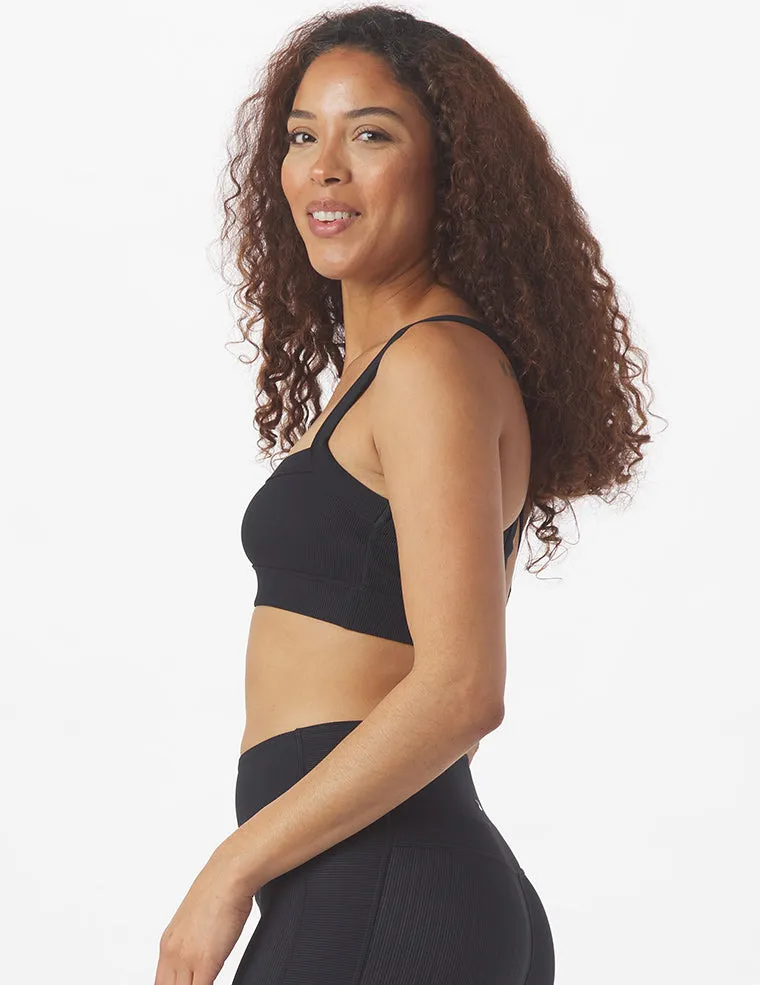 Directional Bra: Black