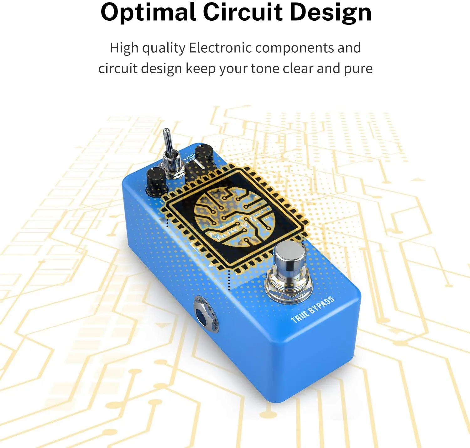 Donner Ultimate Compressor Pedal Filter Effect with Normal and Treble Compression