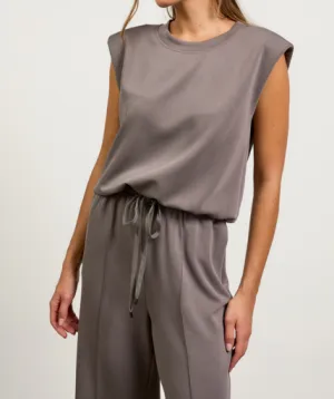 Dorothy Muscle Top Charcoal