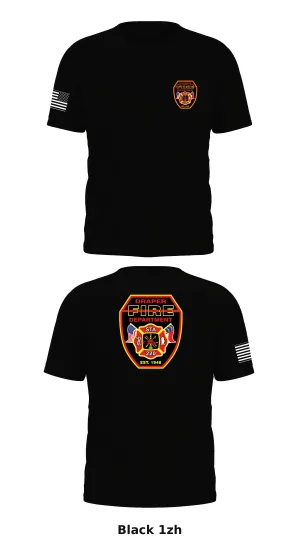 Draper Fire Dept Store 1 Core Men's SS Performance Tee - 1zh