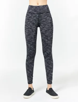 easyoga LA-VEDA Conflux Tights3 - D51 Gray White Black Stripe