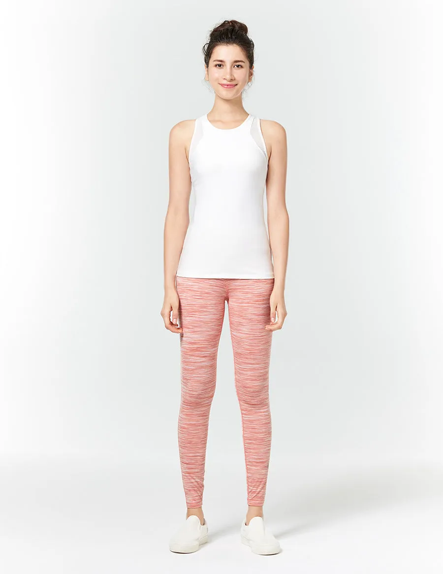 easyoga LA-VEDA Conflux Tights3 - D66 Honeydew Stripe