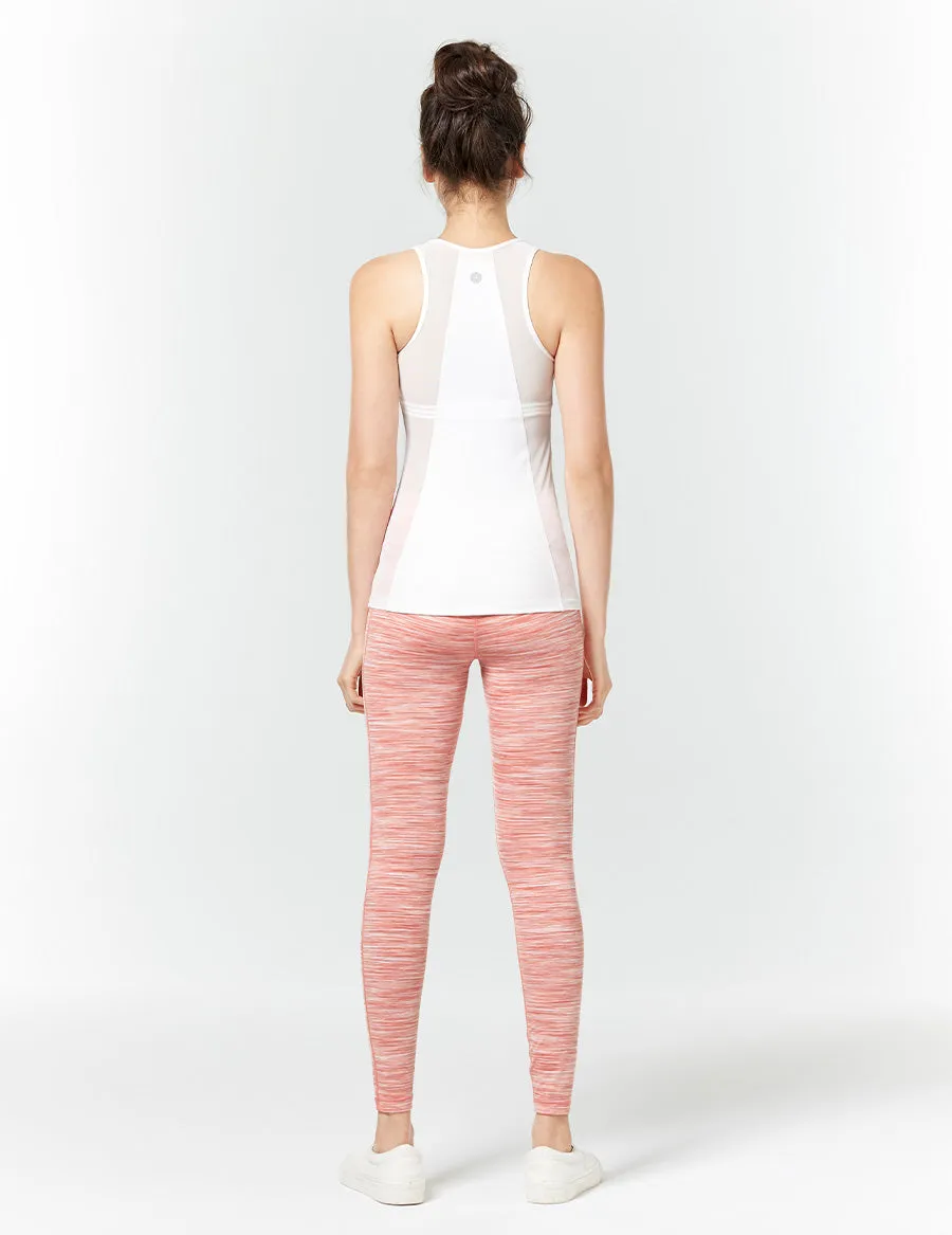 easyoga LA-VEDA Conflux Tights3 - D66 Honeydew Stripe
