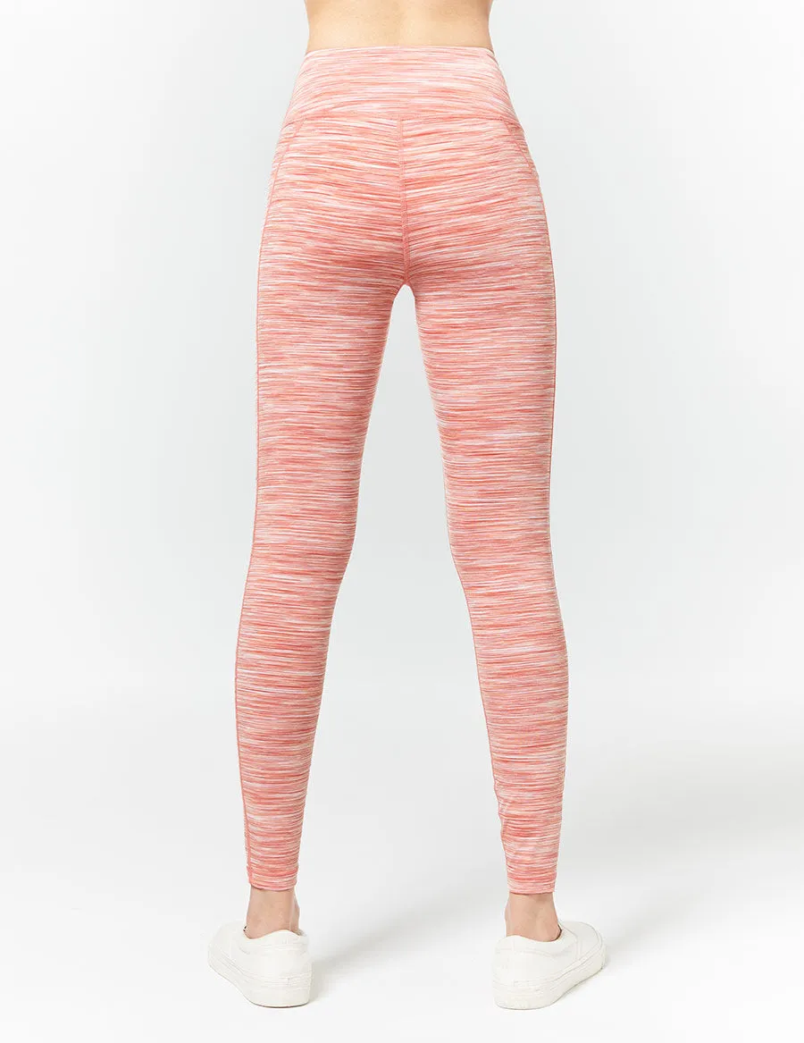 easyoga LA-VEDA Conflux Tights3 - D66 Honeydew Stripe