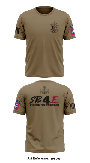 Echo Company “Spartans”, 307th AEB Store 1 Core Men's SS Performance Tee - 8pbD99