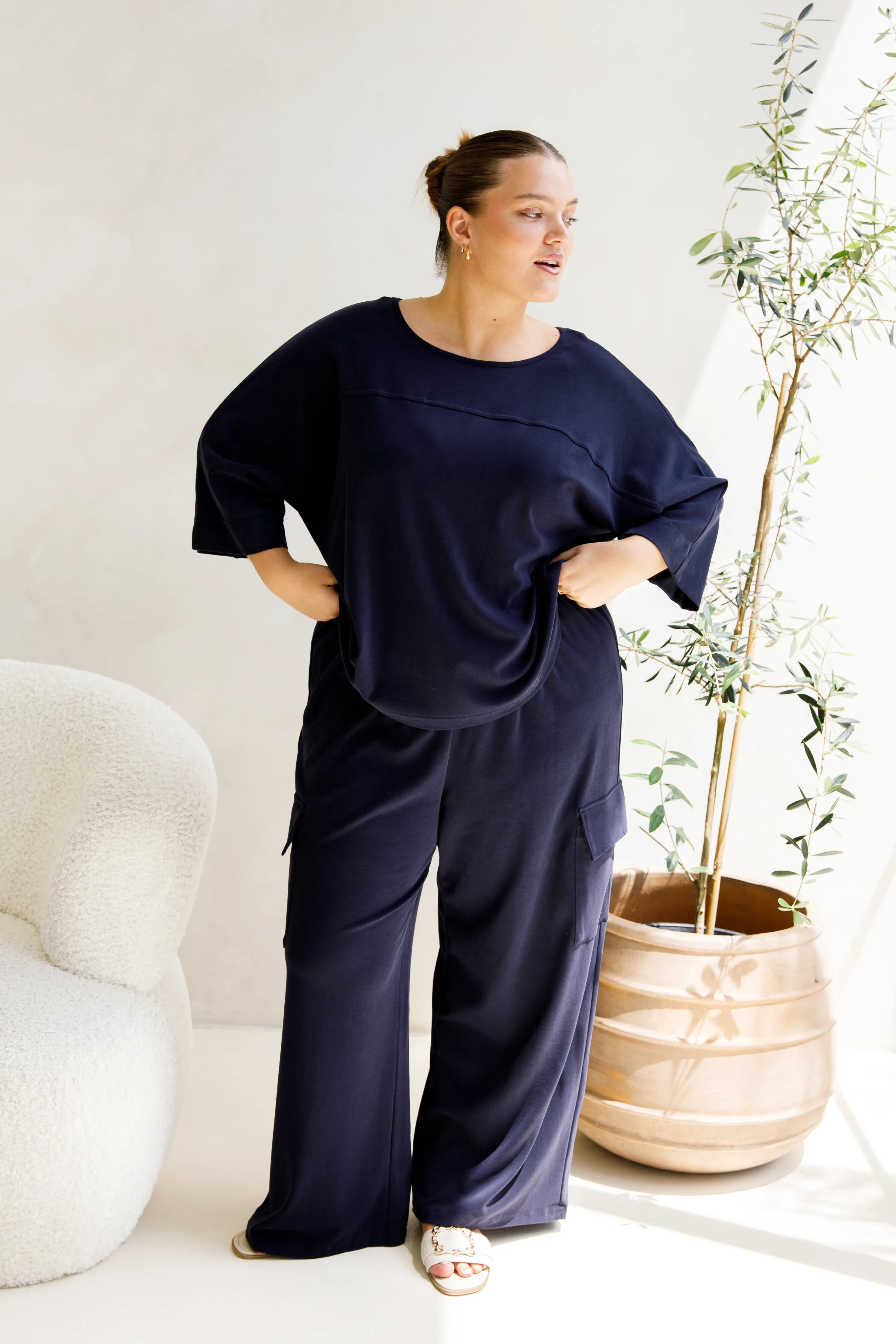 Eden Lounge Pants | Midnight Navy