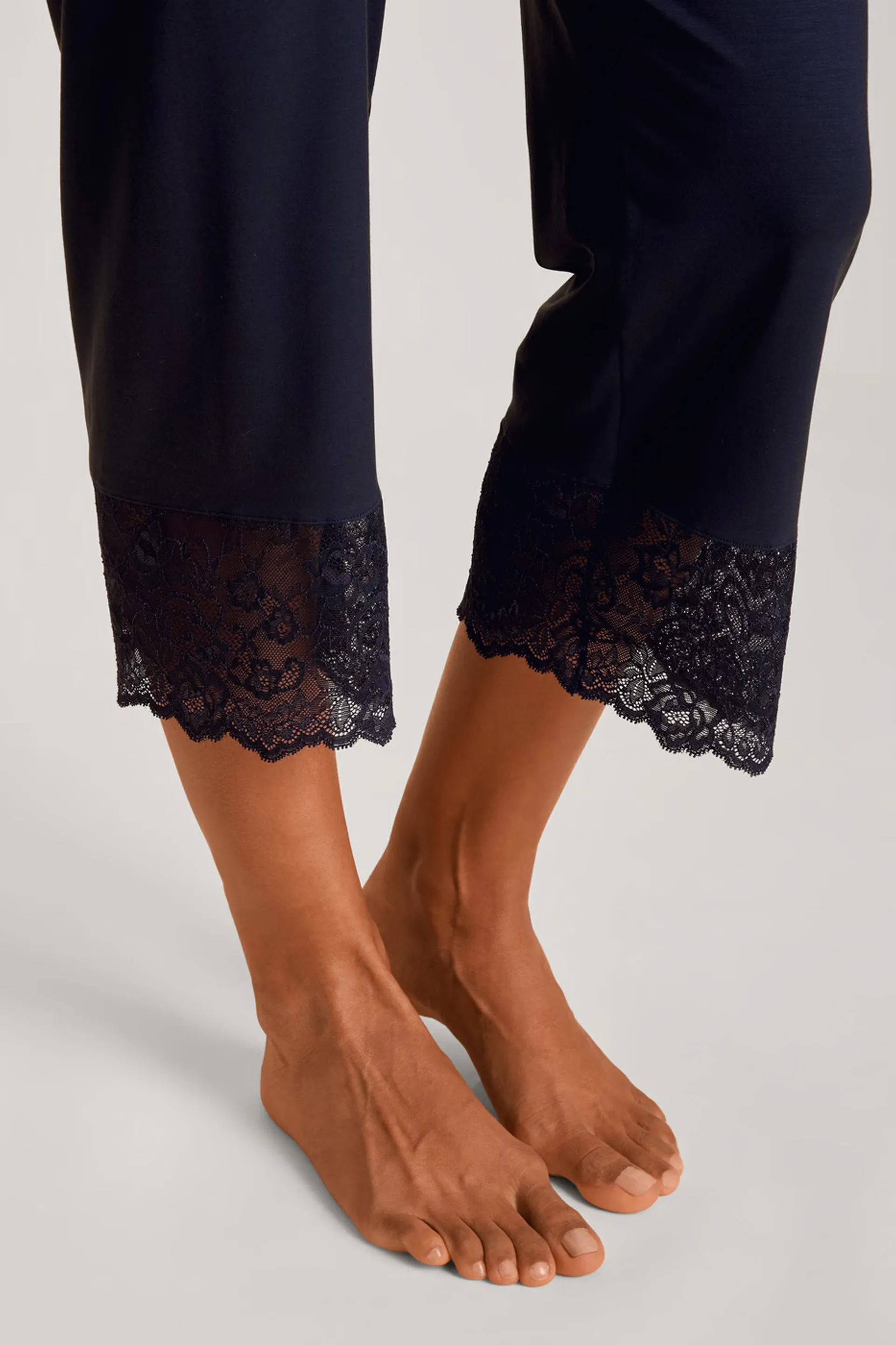 Elegant Dreams 7/8 Pyjamas Dark Lapis Blue