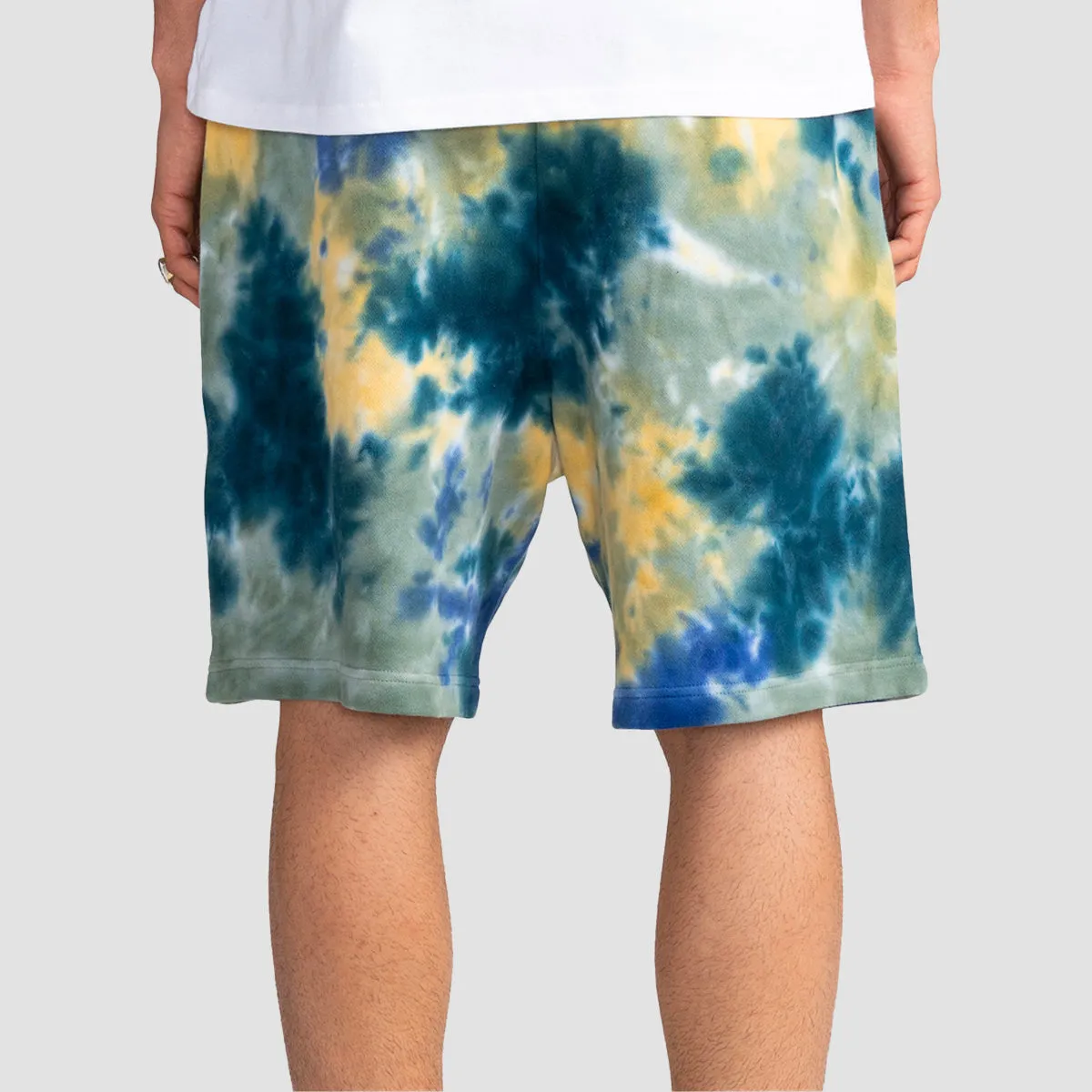 Element Crossfield Tie Dye 18" Sweat Shorts Dark Magma