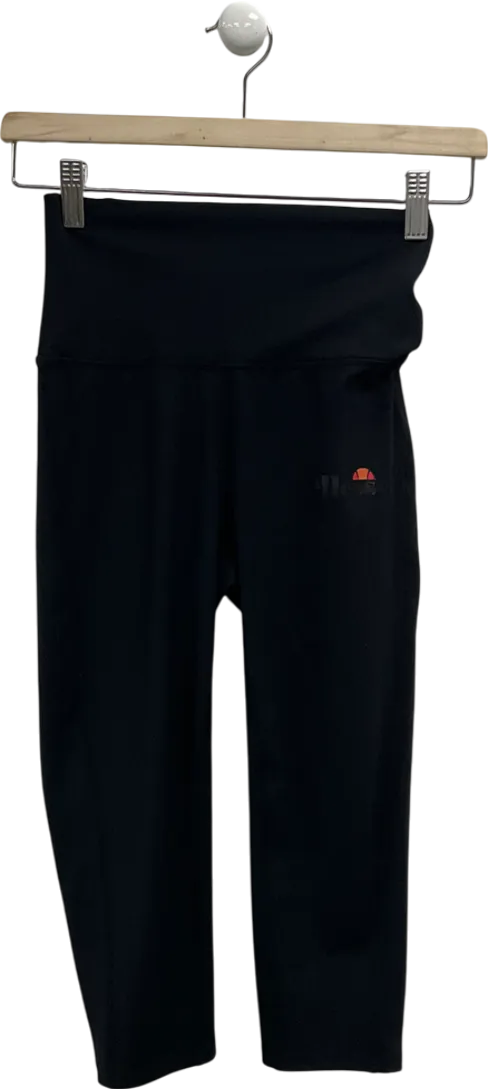 Ellesse Black Lupita Capri Leggings UK XS