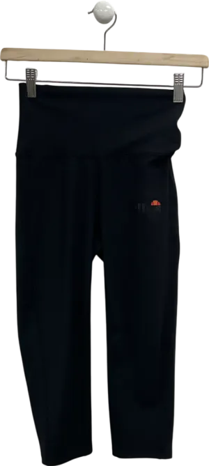 Ellesse Black Lupita Capri Leggings UK XS
