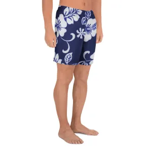 Epic Athletic Shorts (Navy Hibiscus)