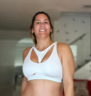 Eva White Bra