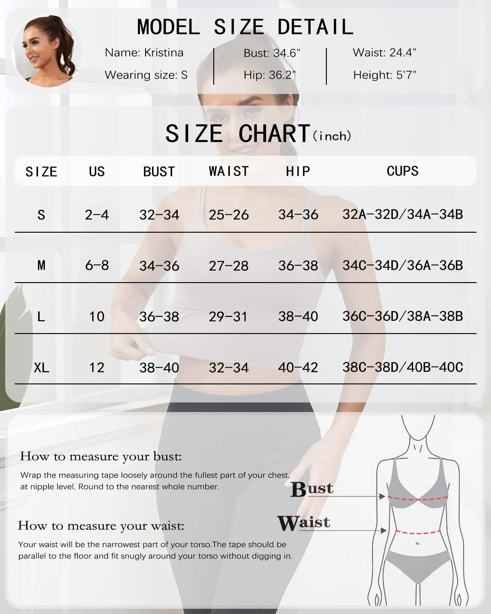 Everrysea Longline Sports Bra for Women Padded Workout Tank Tops Built in Bras Strappy Yoga Corp Top Camisole Light Brown