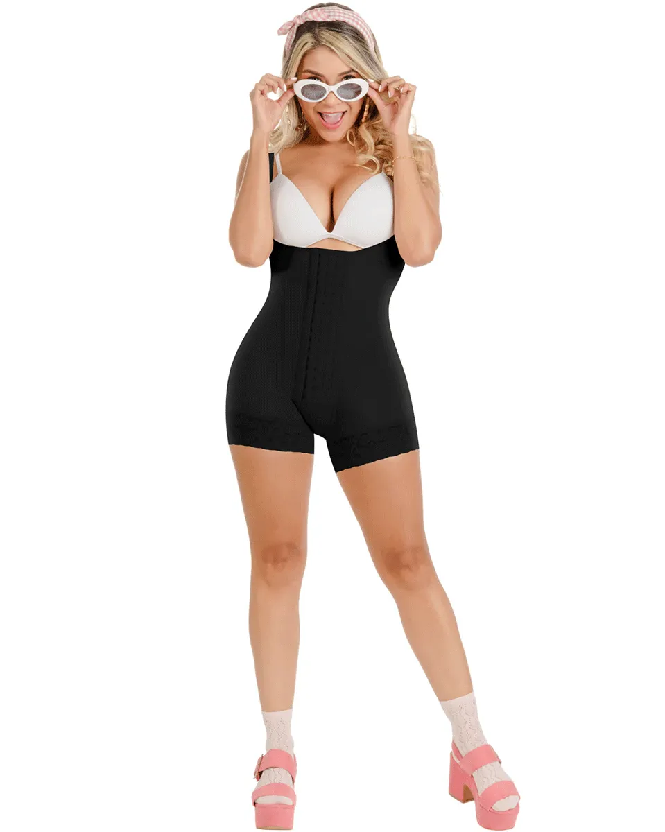 Fajas Sonryse Open Bust Tummy Control Colombian Shapewear for Women