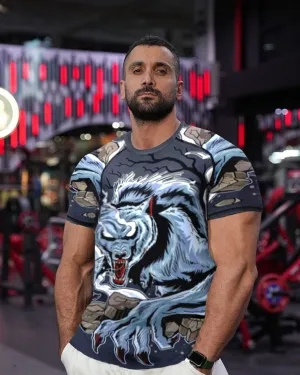 Fierce Dragon Printed Men's T-shirt
