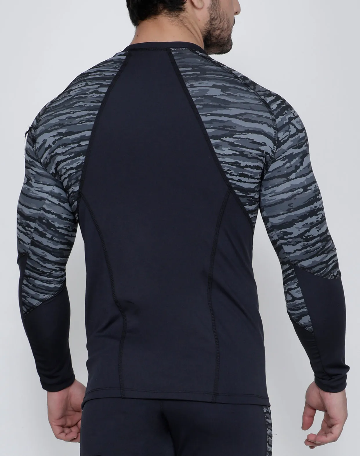 Fierce Grey Full Sleeve Compression
