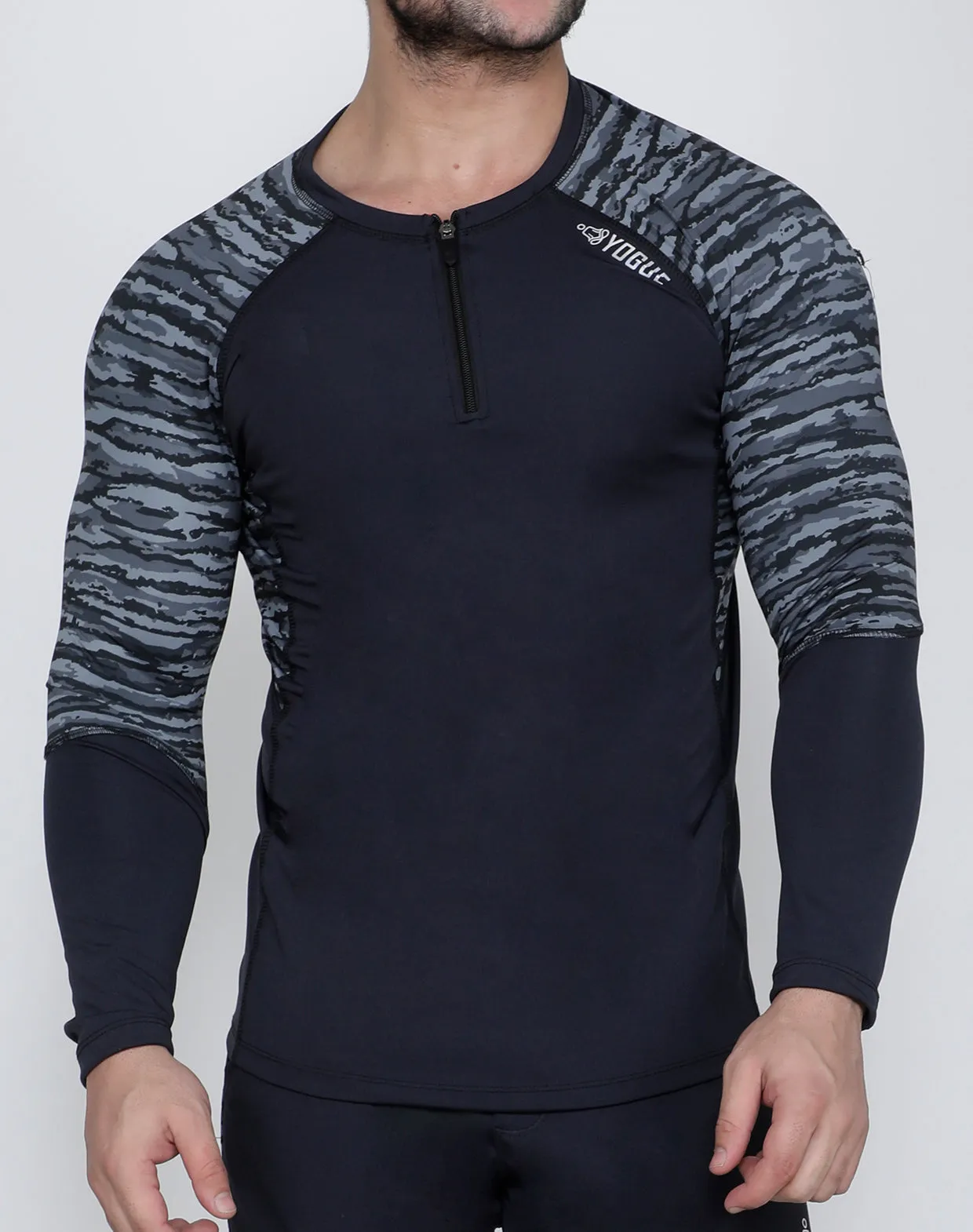 Fierce Grey Full Sleeve Compression