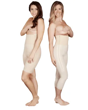 Final Sale Clearance Caromed Sculptures Above the Knee Girdle - Beige
