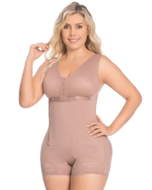Final Sale Clearance Delie Fajas High Compression Girdle hip Hugger with Bra - Zipper