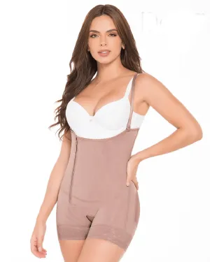 Final Sale Clearance Delie Fajas High Compression Strapless Girdle Hip Hugger - Zipper