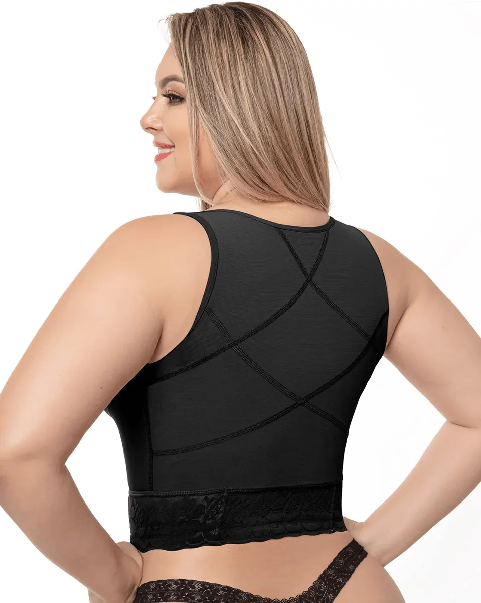 Final Sale Clearance Fajas Uplady Post Op High Compression Waist Length Posture Corrector Bra