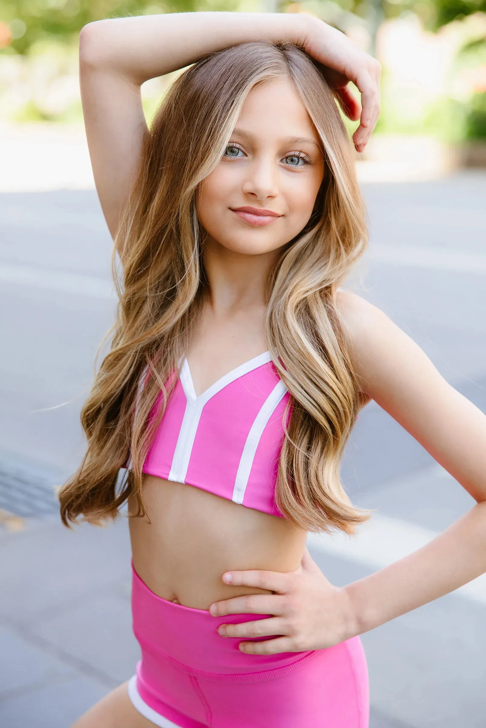 Five Dancewear | On The Move Bra | Cool Pink
