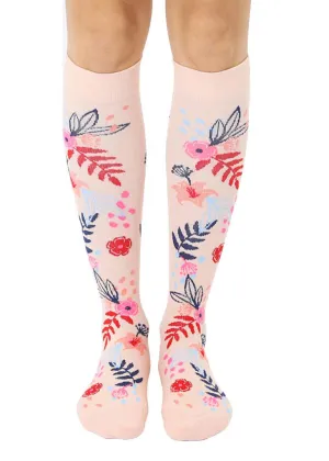 Floral Compression Socks
