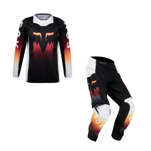 Fox - 2024 Youth 180 Flora Black/White MX Combo