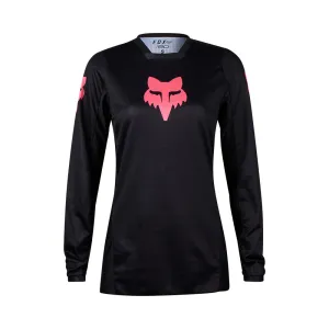 Fox Womens 180 Blackout Jersey [Black/Black]