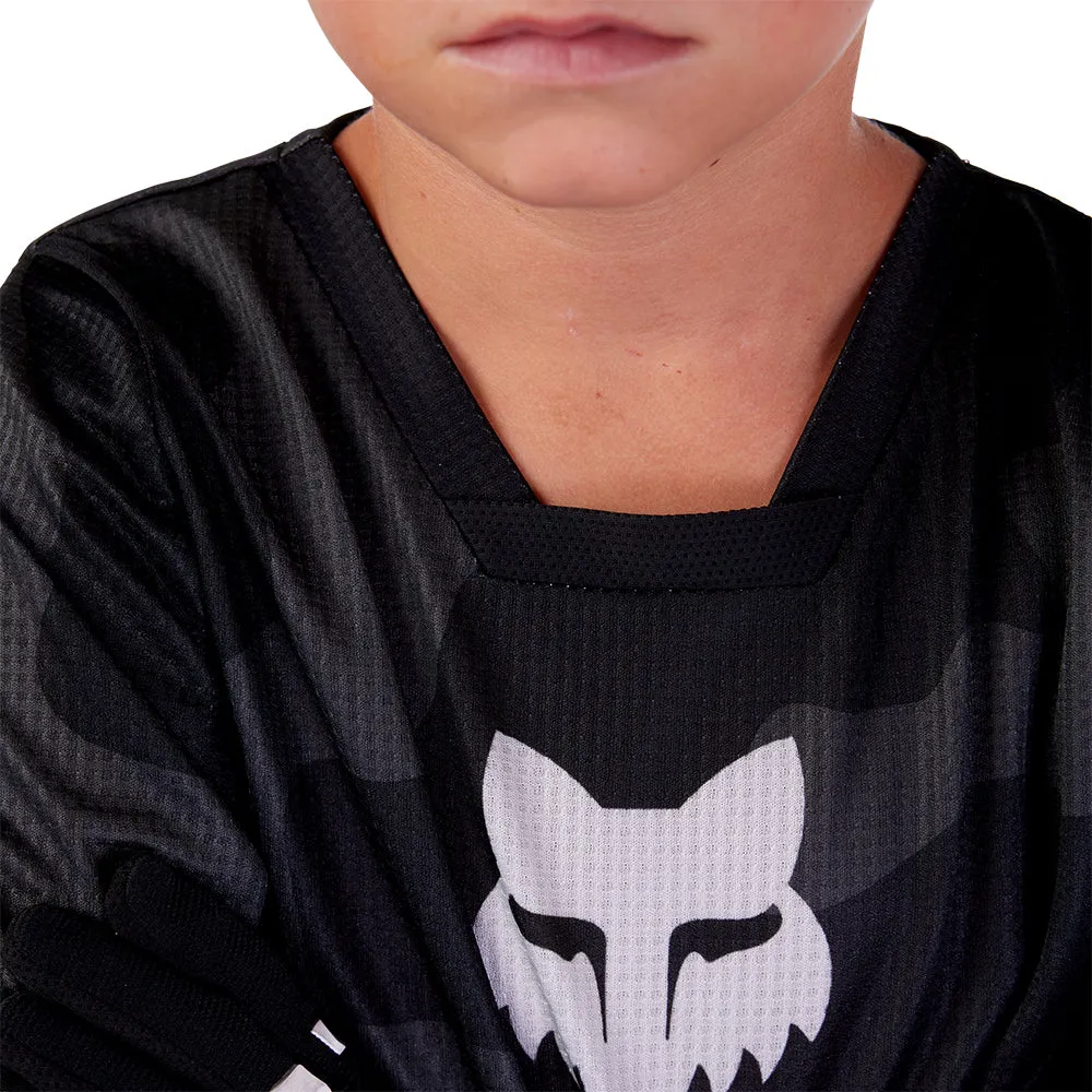 FOX YOUTH 180 BNKR JERSEY [BLACK CAMO]