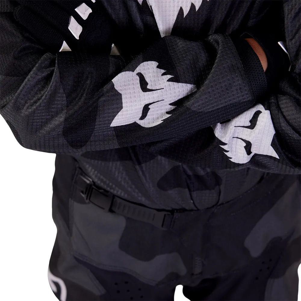 FOX YOUTH 180 BNKR JERSEY [BLACK CAMO]
