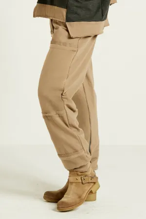 French Terry Patched Up Pant