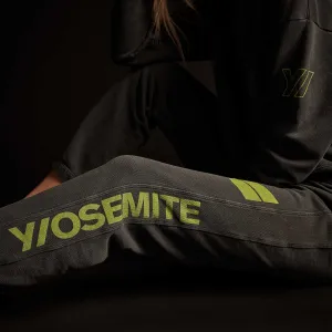 French Terry Sweatpant - Magma Pigment/Bright Neon