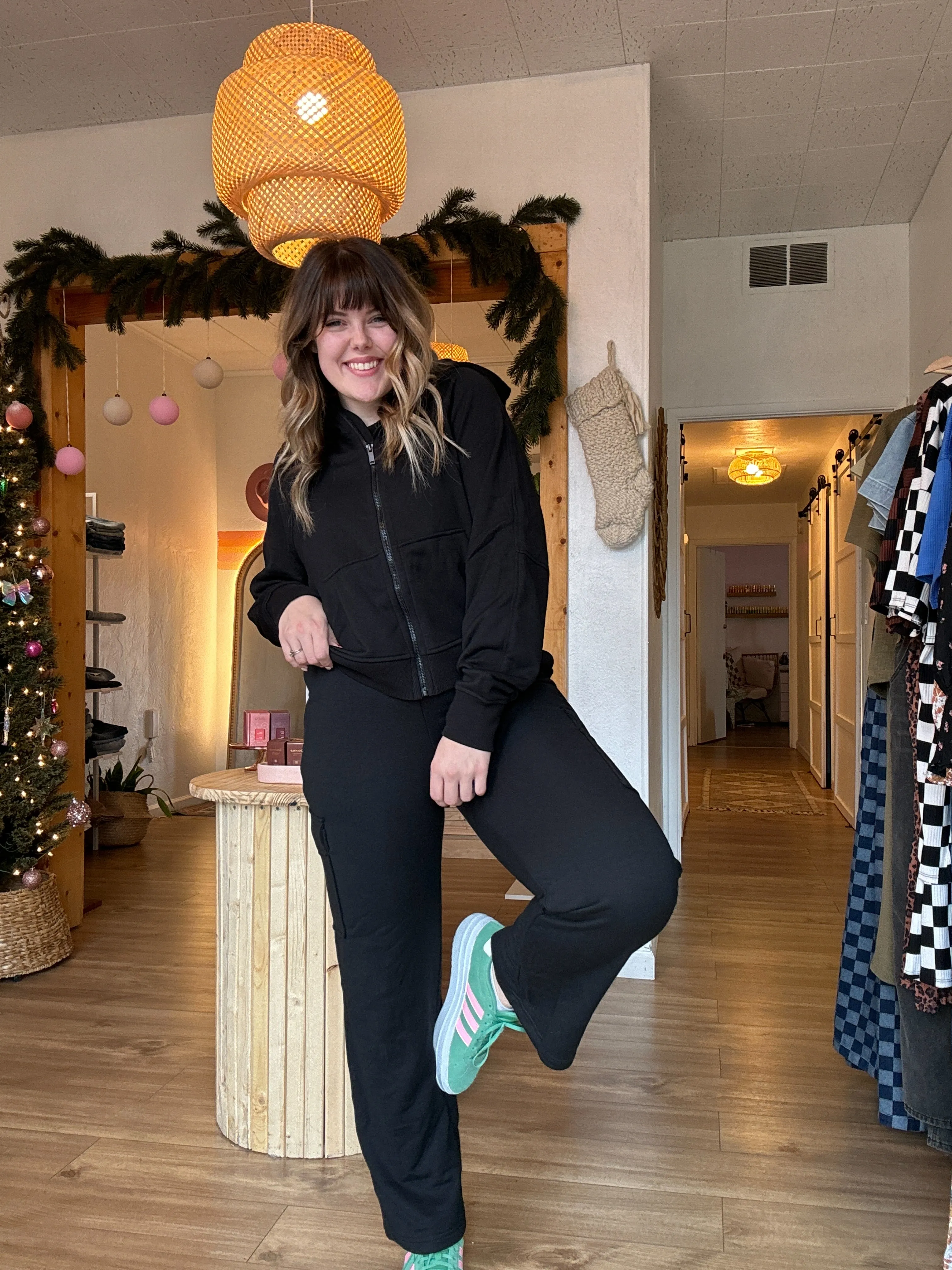 French Terry Zip Up Hoodie & Sweatpant Set