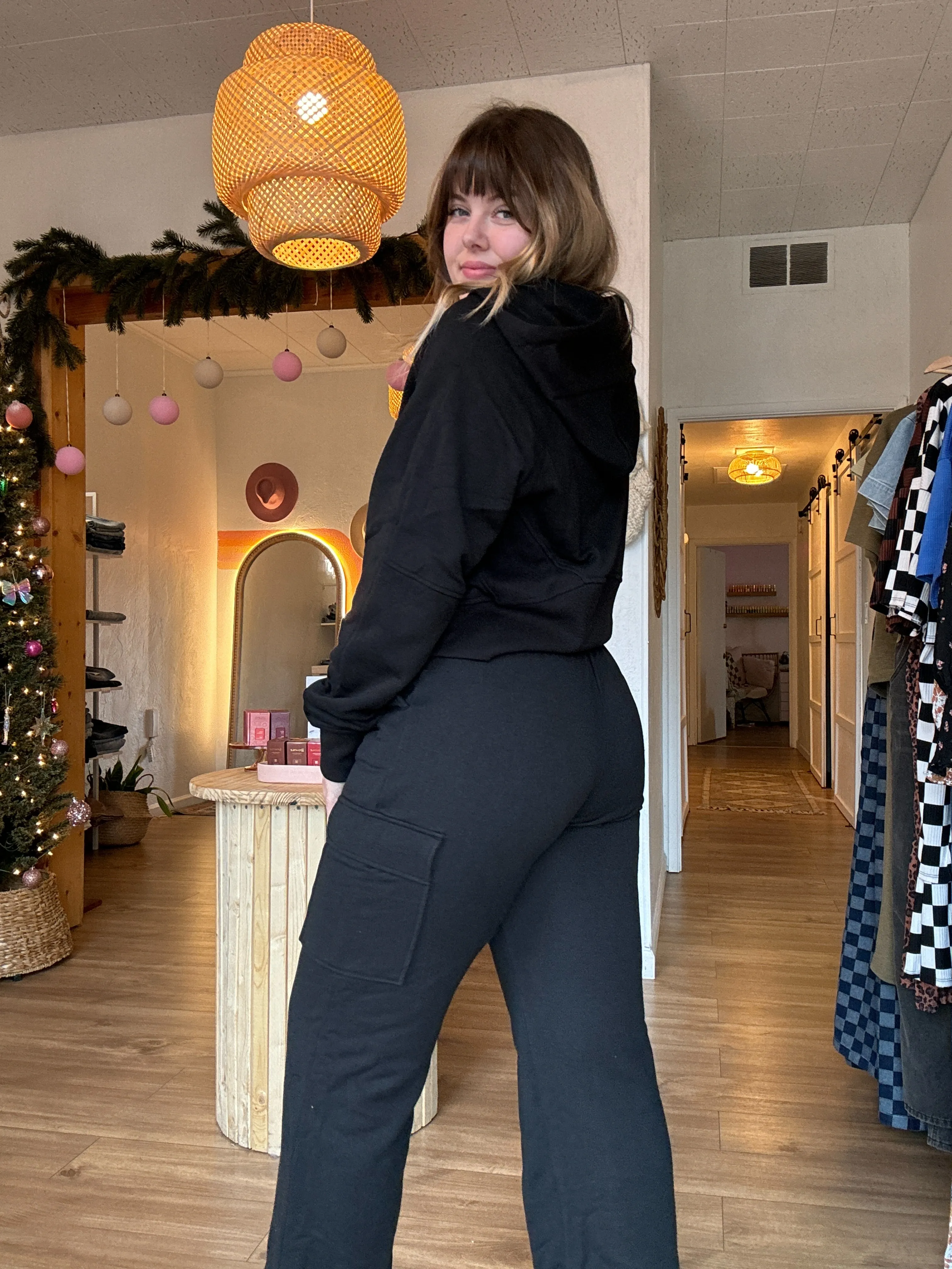French Terry Zip Up Hoodie & Sweatpant Set